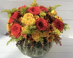 thanksgiving flower arrangement